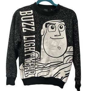 Joyrich Black and White Buzz Lightyear Sweatshirt Size XS